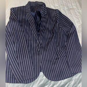 Woman’s  Navy Pinstripe Blazer